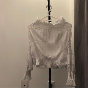 Off-shoulder blouse